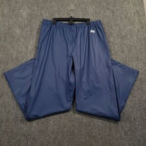 Helly Hansen Rain Pants Mens 2XL XXL Blue Workwear‎ Shell Waterproof Stretch